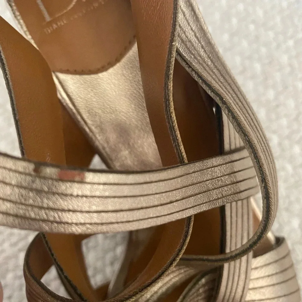 {DVF} Wedge sandals